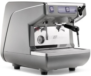 КОФЕМАШИНА РОЖКОВАЯ NUOVA SIMONELLI APPIA LIFE 1 GR S 220V ВЫСОКАЯ ГРУППА ПОЛУАВТОМАТ СЕРАЯ