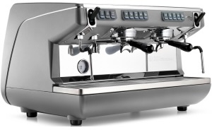 КОФЕМАШИНА РОЖКОВАЯ NUOVA SIMONELLI APPIA LIFE 2 GR V 220V ВЫС. ГР. АВТОМАТ СЕРАЯ