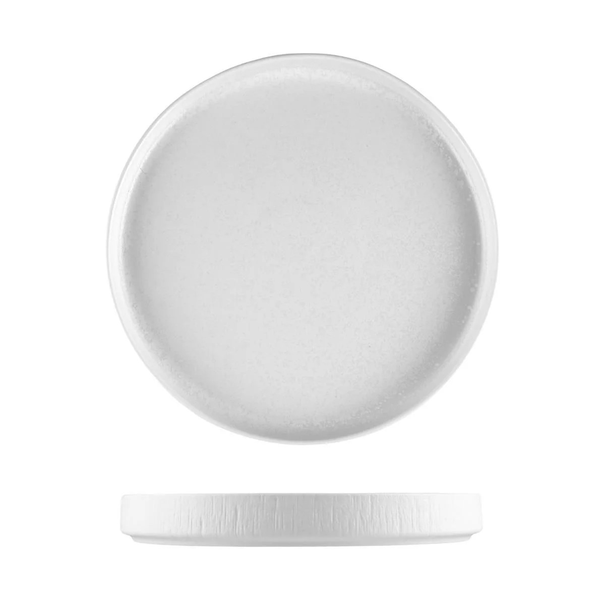 ТАРЕЛКА с бортом, d=17,5 см, серия "White Moon"